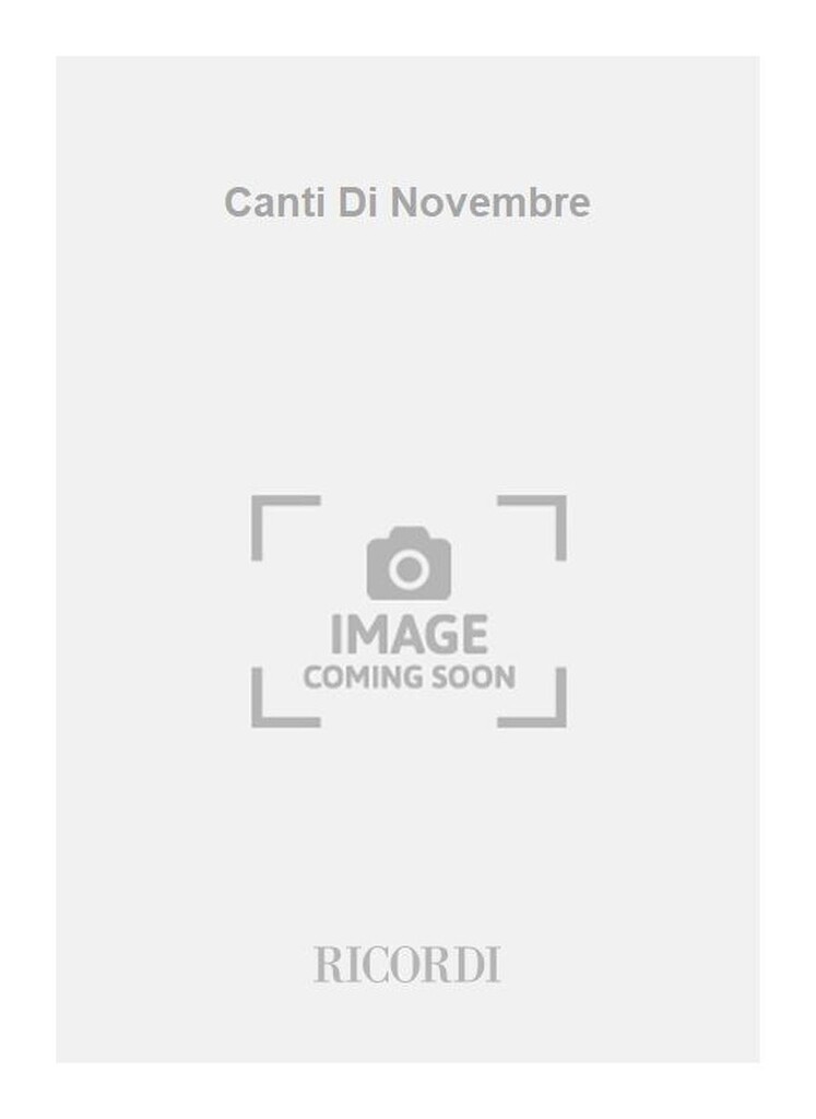 Canti Di Novembre